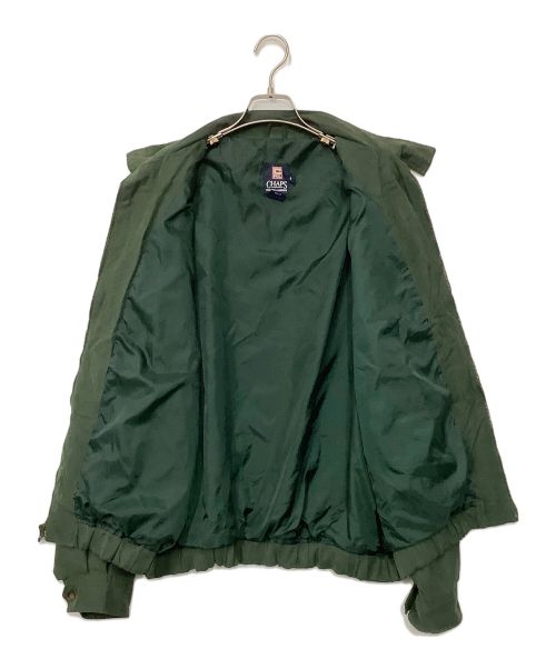 CHAPS（チャップス）CHAPS (チャップス) 古着ジップアップカラージャケット グリーン サイズ:Mの古着・服飾アイテム