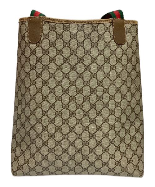 GUCCI（グッチ）GUCCI (グッチ) トートバッグ ブラウンの古着・服飾アイテム