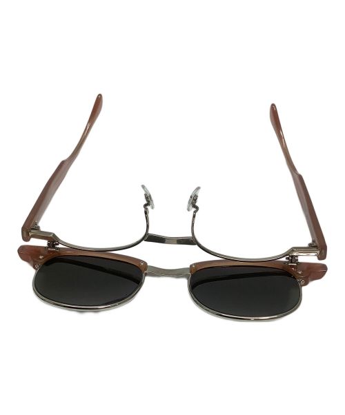 Needles（ニードルズ）Needles (ニードルズ) 跳ね上げ式サングラス ピンクの古着・服飾アイテム