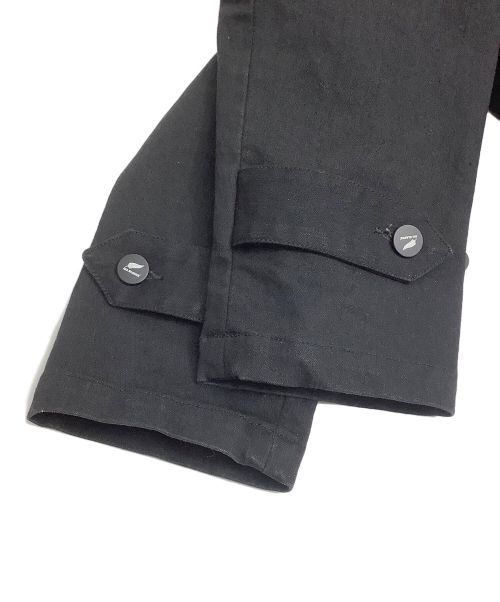 REPLAY（リプレイ）REPLAY (リプレイ) ALL BLACKS (オールブラックス) ブラックデニムトレンチコート ブラック サイズ:Lの古着・服飾アイテム