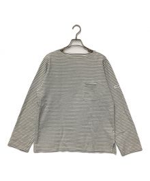 Engineered Garments（エンジニアドガーメンツ）の古着「ポケットカットソー」｜グレー×ホワイト