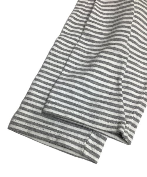 Engineered Garments（エンジニアドガーメンツ）Engineered Garments (エンジニアド ガーメンツ) ポケットカットソー グレー×ホワイト サイズ:Mの古着・服飾アイテム