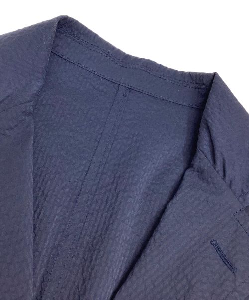 BEAMS PLUS（ビームスプラス）BEAMS PLUS (ビームスプラス) シアサッカー 3B ジャケット ネイビー サイズ:Sの古着・服飾アイテム