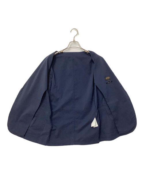 BEAMS PLUS（ビームスプラス）BEAMS PLUS (ビームスプラス) シアサッカー 3B ジャケット ネイビー サイズ:Sの古着・服飾アイテム