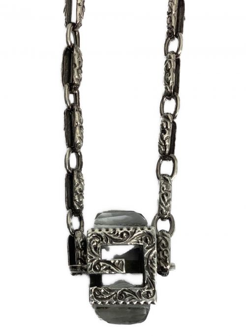 GUCCI（グッチ）GUCCI (グッチ) スクエアGキューブネックレス シルバーの古着・服飾アイテム