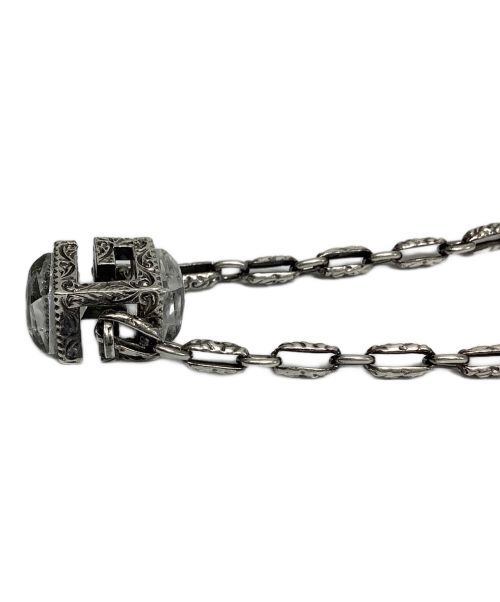 GUCCI（グッチ）GUCCI (グッチ) スクエアGキューブネックレス シルバーの古着・服飾アイテム