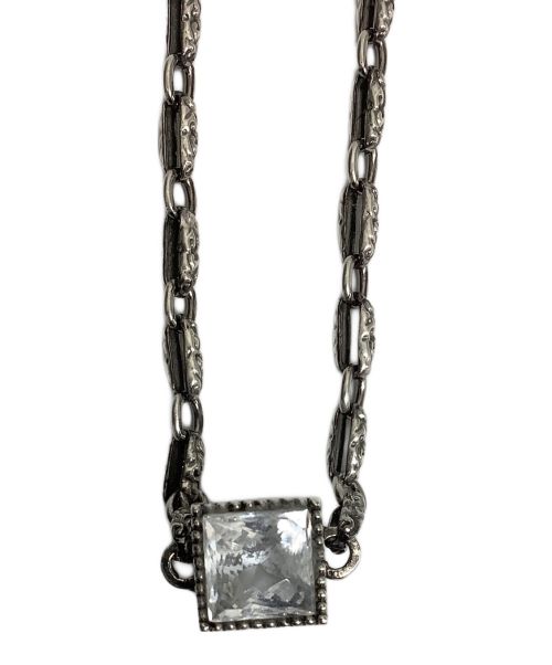 GUCCI（グッチ）GUCCI (グッチ) スクエアGキューブネックレス シルバーの古着・服飾アイテム