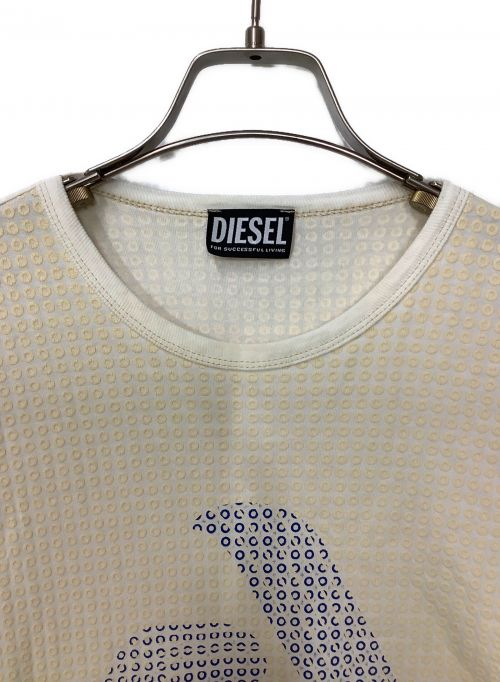 DIESEL（ディーゼル）DIESEL (ディーゼル) T-HON tシャツ ベージュ サイズ:Mの古着・服飾アイテム