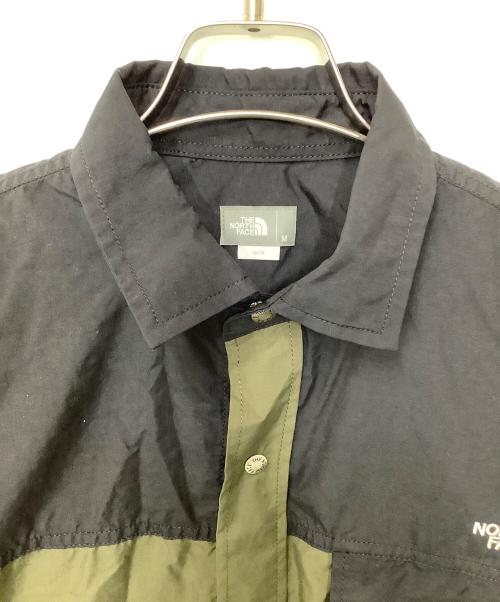THE NORTH FACE（ザ ノース フェイス）THE NORTH FACE (ザ ノース フェイス) ヌプシシャツ ブラック×カーキ サイズ:Mの古着・服飾アイテム