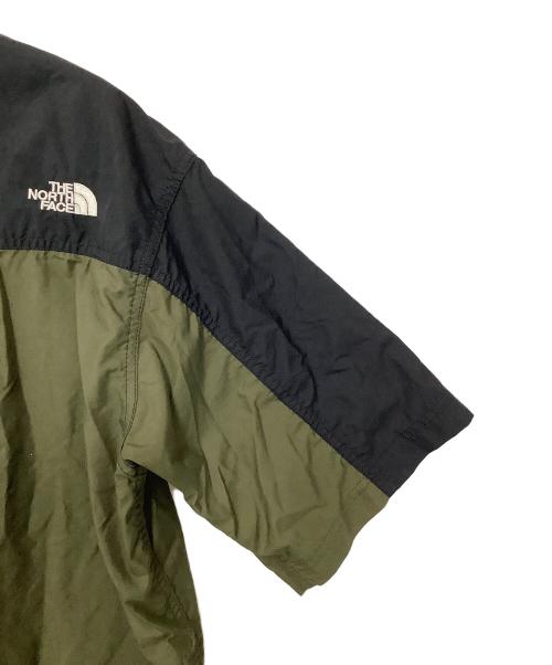 THE NORTH FACE（ザ ノース フェイス）THE NORTH FACE (ザ ノース フェイス) ヌプシシャツ ブラック×カーキ サイズ:Mの古着・服飾アイテム
