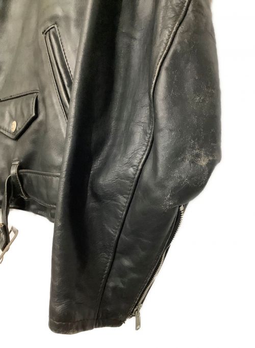 Schott（ショット）shott (ショット) ライダースジャケット ブラック サイズ:12の古着・服飾アイテム