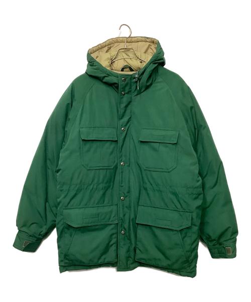 gavial original dry goods（-）gavial original dry goods (-) ダウンジャケット グリーン サイズ:Lの古着・服飾アイテム