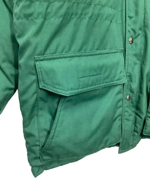 gavial original dry goods（-）gavial original dry goods (-) ダウンジャケット グリーン サイズ:Lの古着・服飾アイテム