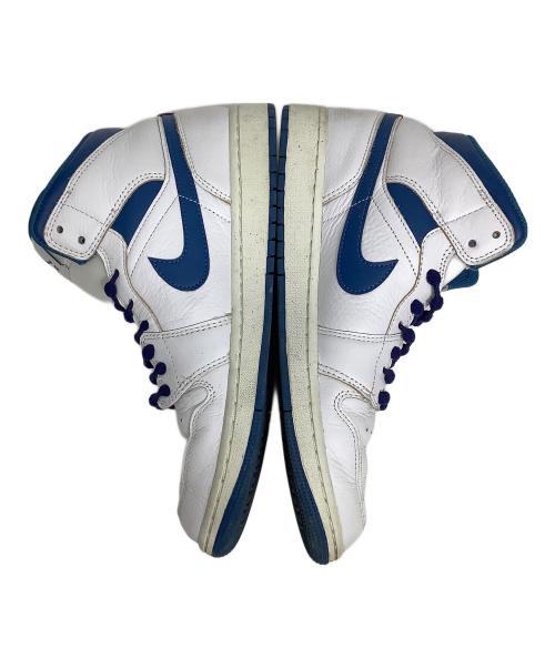 NIKE（ナイキ）NIKE (ナイキ) ハイカットスニーカー ブルー×ホワイト サイズ:27cmの古着・服飾アイテム