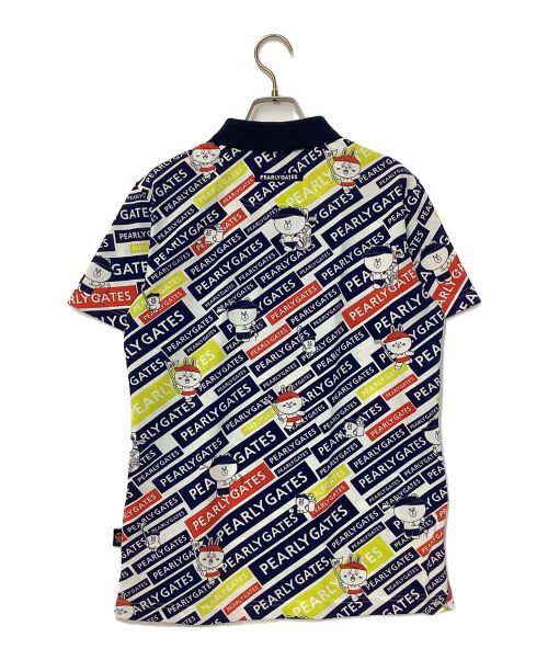 PEARLY GATES（パーリーゲイツ）PEARLY GATES (パーリーゲイツ) LINE FRIENDS (ラインフレンズ) ゴルフウェア(トップス) ネイビー サイズ:4の古着・服飾アイテム