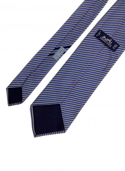 HERMES（エルメス）HERMES (エルメス) ネクタイ ブルー サイズ:-の古着・服飾アイテム