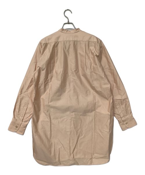 BACCA（バッカ）BACCA (バッカ) ノーカラーシャツ サーモンピンク サイズ:36の古着・服飾アイテム