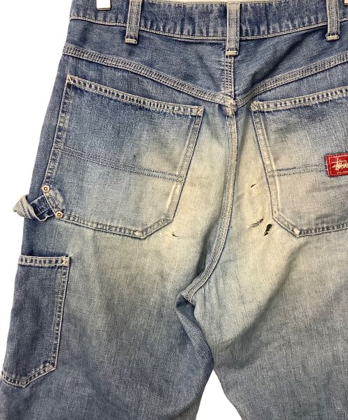 stussy（ステューシー）stussy (ステューシー) カーペンターパンツ ブルー サイズ:W32の古着・服飾アイテム