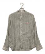 DANTONダントン）の古着「バンドカラーシャツ」｜グレー