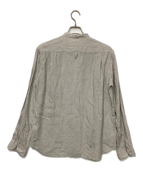 DANTON（ダントン）DANTON (ダントン) バンドカラーシャツ グレー サイズ:Mの古着・服飾アイテム