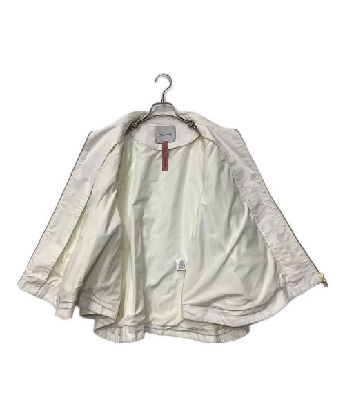Emma Taylor（エマテイラー）Emma Taylor (エマテイラー) FREAK'S STORE (フリークスストア) ミリタリーツイルフレアブルゾン ホワイト サイズ:FREEの古着・服飾アイテム