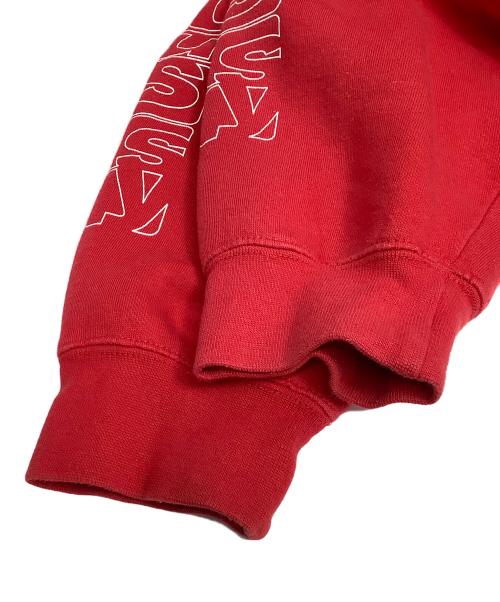stussy（ステューシー）stussy (ステューシー) スウェット レッド サイズ:Mの古着・服飾アイテム