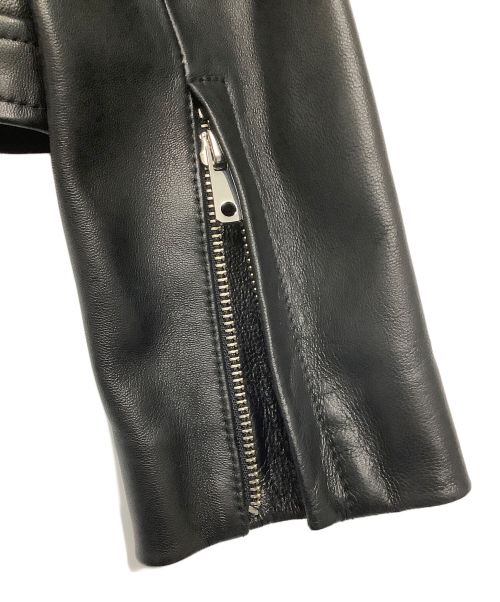 UNITED TOKYO（ユナイテッドトーキョー）UNITED TOKYO (ユナイテッドトーキョー) ラムセミダブルライダース ブラック サイズ:2の古着・服飾アイテム