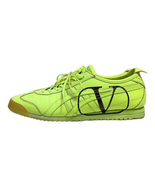 Onitsuka Tiger（オニツカタイガー）Onitsuka Tiger (オニツカタイガー) VALENTINO (ヴァレンティノ) スニーカー ネオンイエロー サイズ:25cmの古着・服飾アイテム