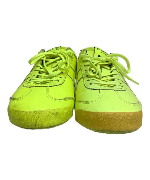 Onitsuka Tiger（オニツカタイガー）Onitsuka Tiger (オニツカタイガー) VALENTINO (ヴァレンティノ) スニーカー ネオンイエロー サイズ:25cmの古着・服飾アイテム