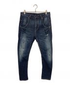 Needlesニードルズ）の古着「ペイントデニムパンツ」｜インディゴ