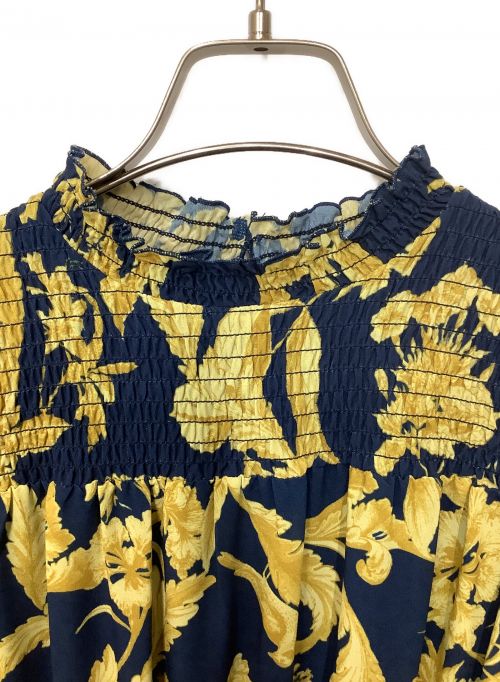 eimy istoire（エイミーイストワール）eimy istoire (エイミーイストワール) Camila flowerティアードワンピース ネイビー サイズ:Fの古着・服飾アイテム