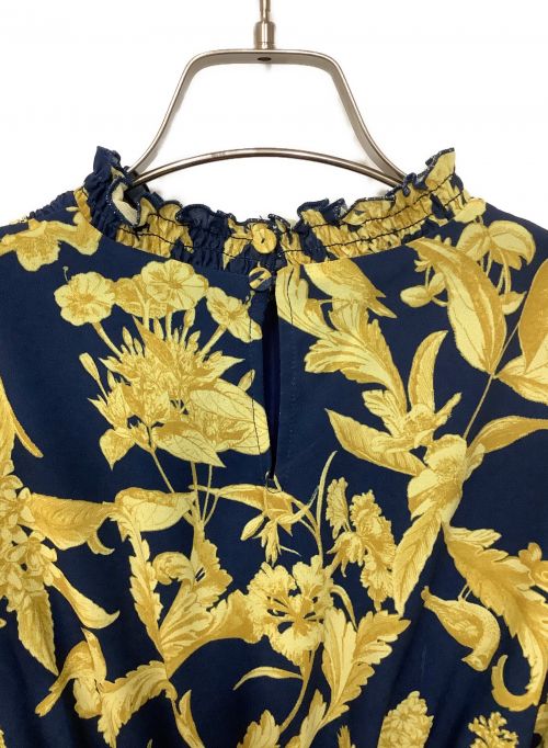 eimy istoire（エイミーイストワール）eimy istoire (エイミーイストワール) Camila flowerティアードワンピース ネイビー サイズ:Fの古着・服飾アイテム