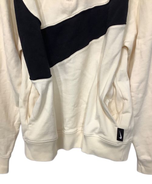 NIKE（ナイキ）NIKE (ナイキ) ハーフジップパーカー ベージュ サイズ:Mの古着・服飾アイテム