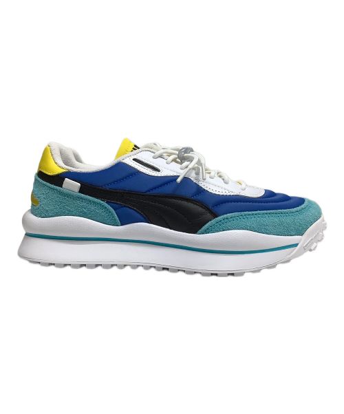 PUMA（プーマ）PUMA (プーマ) スニーカー ブルー×グリーン×イエロー サイズ:26cm 未使用品の古着・服飾アイテム
