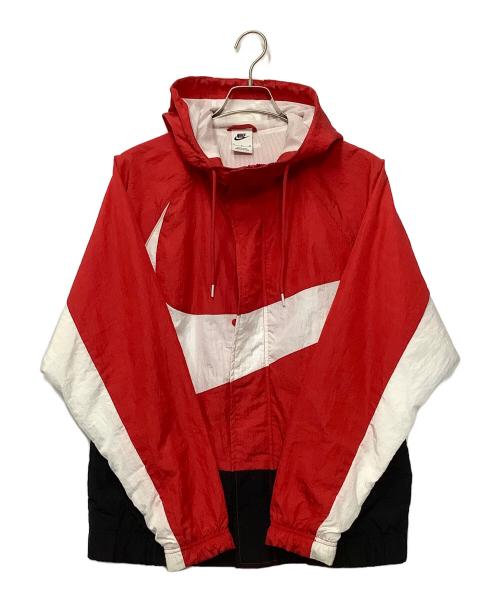 NIKE（ナイキ）NIKE (ナイキ) ナイロンジャケット レッド サイズ:Sの古着・服飾アイテム