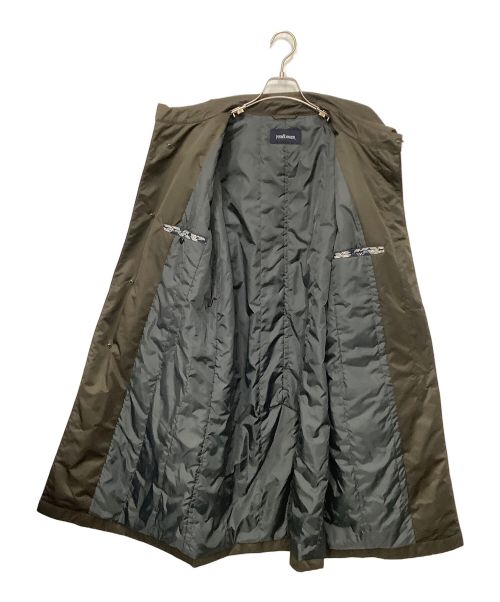 NEWYORKER（ニューヨーカー）NEWYORKER (ニューヨーカー) ステンカラーコート ブラウン サイズ:Lの古着・服飾アイテム