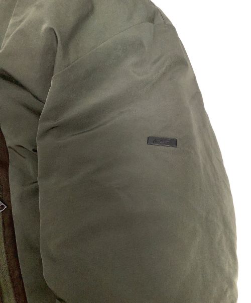 CROCODILE（クロコダイル）CROCODILE (クロコダイル) ダウンジャケット カーキ サイズ:Mの古着・服飾アイテム