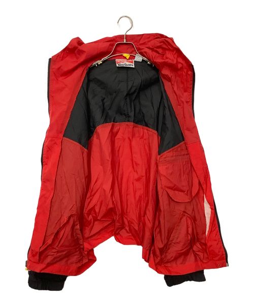 marlboro（マルボロ）Marlboro (マルボロ) ナイロンジャケット レッド×ブラック サイズ:XLの古着・服飾アイテム