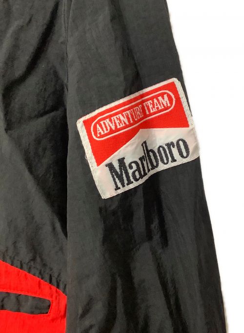 marlboro（マルボロ）Marlboro (マルボロ) ナイロンジャケット レッド×ブラック サイズ:XLの古着・服飾アイテム