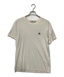 maison kitsune（メゾンキツネ）の古着「ワンポイントTシャツ」｜ホワイト