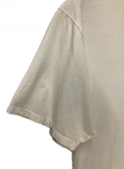 maison kitsune（メゾンキツネ）MAISON KITSUNE (メゾンキツネ) ワンポイントTシャツ ホワイト サイズ:Mの古着・服飾アイテム