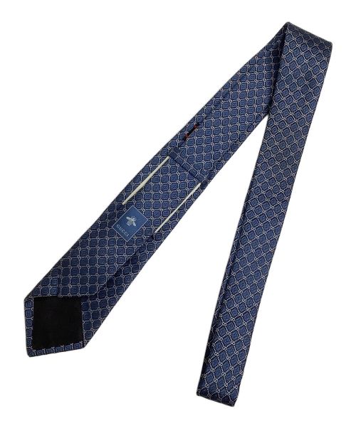 GUCCI（グッチ）GUCCI (グッチ) シルクネクタイ ブルー サイズ:-の古着・服飾アイテム