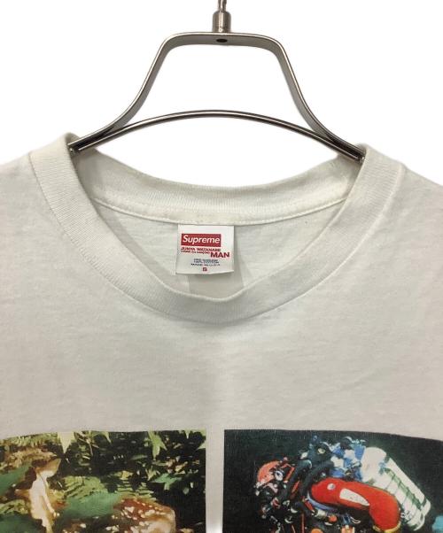 SUPREME（シュプリーム）Supreme (シュプリーム) COMME des GARCONS JUNYA WATANABE MAN (コムデギャルソンジュンヤワタナベマン) プリントTシャツ ホワイト サイズ:Sの古着・服飾アイテム