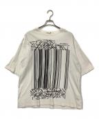 GROUND Yグラウンドワイ）の古着「プリントTシャツ」｜ホワイト×ブラック