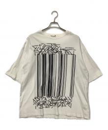 GROUND Y（グラウンドワイ）の古着「プリントTシャツ」｜ホワイト×ブラック