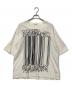 GROUND Y（グラウンドワイ）の古着「プリントTシャツ」｜ホワイト×ブラック