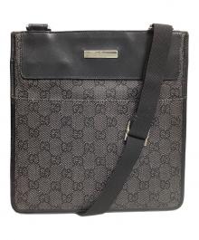 GUCCI（グッチ）の古着「GGキャンバス ショルダーバッグ」｜ブラック