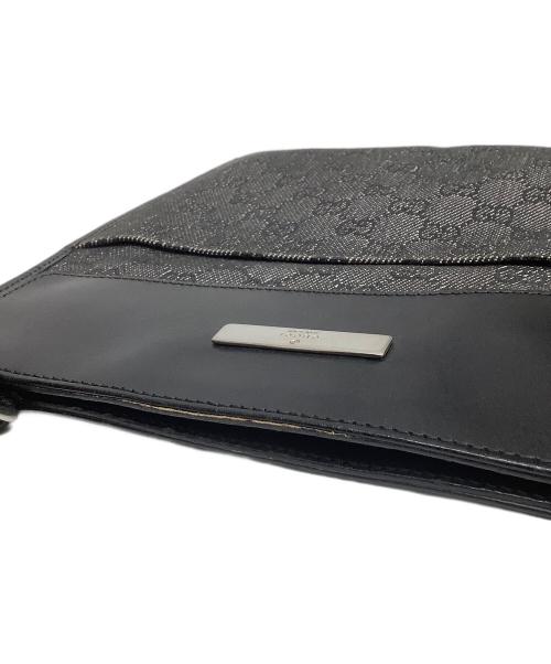 GUCCI（グッチ）GUCCI (グッチ) GGキャンバス ショルダーバッグ ブラックの古着・服飾アイテム