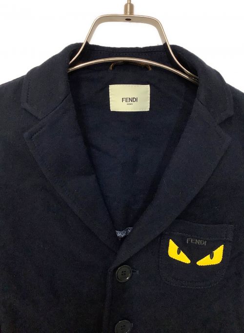 FENDI（フェンディ）FENDI (フェンディ) ジャケット ネイビー サイズ:7Aの古着・服飾アイテム