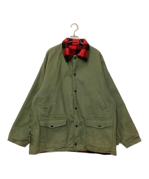 CODET（コデット）CODET (コデット) リバーシブルハンティングジャケット カーキ×レッド×ブラック サイズ:不明の古着・服飾アイテム